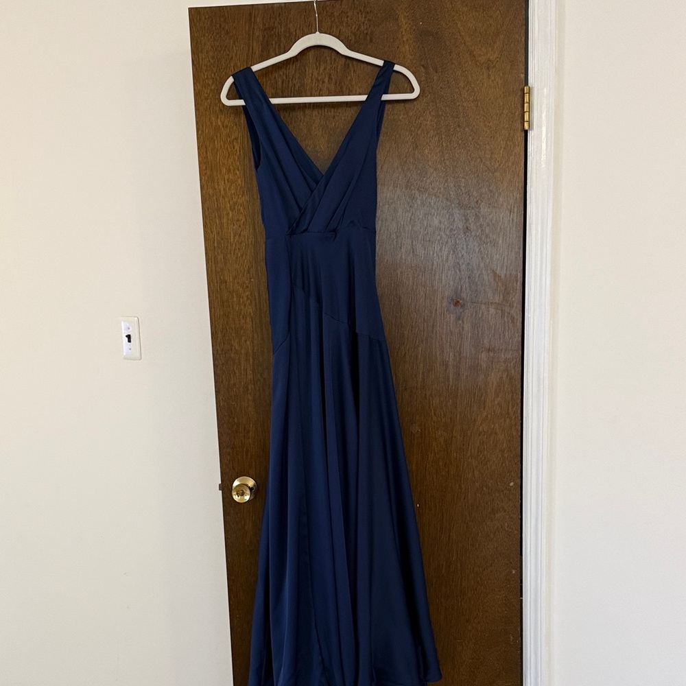 Fame and Partners Midnight Blue Gown